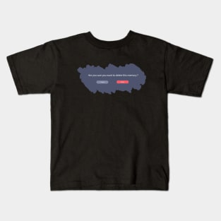 Delete Memory Kids T-Shirt